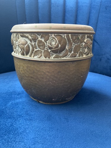 Vintage brass planter - vintage,
