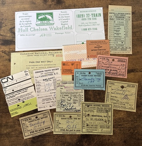 Canada canadian ticket vintage - canadian,