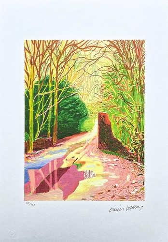 David hockney the arrival - -, of