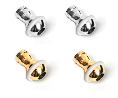 Brass chrome pull - brass/chrome, cord