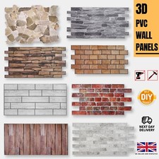 Stone brick effect pvc - stone, plastic