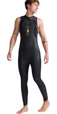 2025 2XU Mens Propel P:1 Sleeveless Swim Wetsuit - Black / Ambition