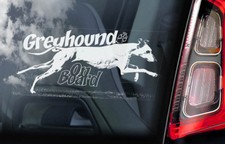 Greyhound car sticker - greyhound,