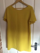 ZARA yellow short sleeves