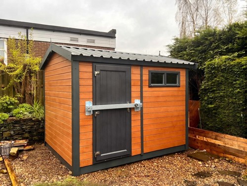Heavy duty shed security bar - heavy,