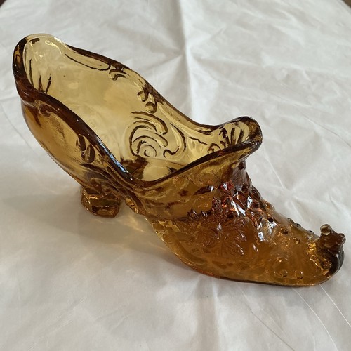Vintage mosser glass slipper - mosser,