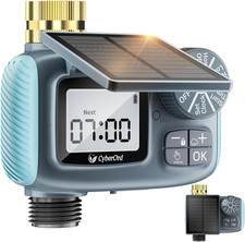 Solar water timer with - water, 3/4"