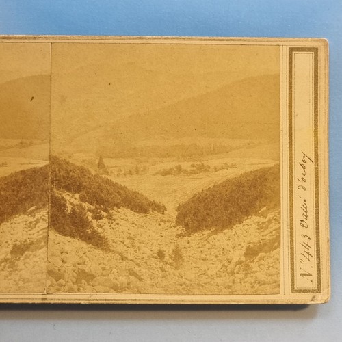 Stereoview card chamonix c1870 - stereoview,
