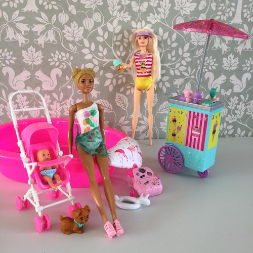 Water play barbie pool - water,