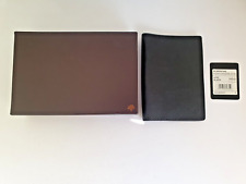 MULBERRY LEATHER PASSPORT COVER BLACK A100/AW 102 GENUINE BOXED