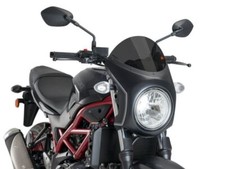 Puig Retro Black Semi Fairing
