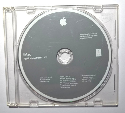 Imac applications install - install, dvd
