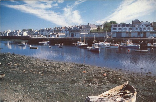 Vintage stornoway harbour - vintage,
