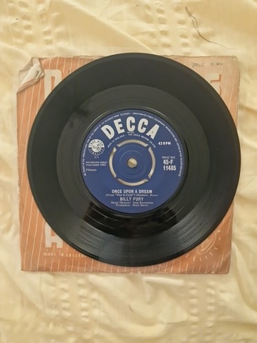 Billy fury once - billy, upon