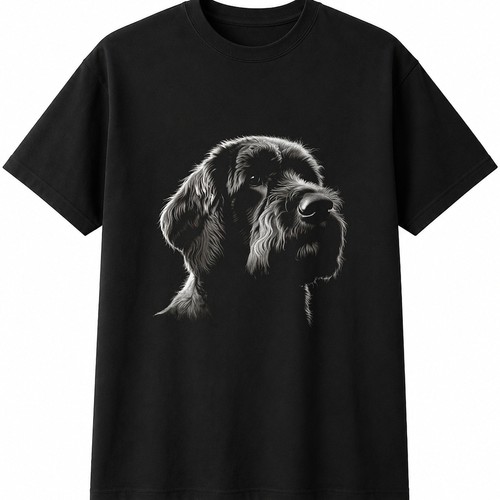 Labradoodle charcoal dog lover - labradoodle,