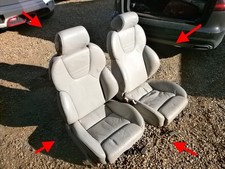 AUDI S3 RECARO 8L GENUINE ORIGINAL ELECTRIC HEATED LEATHER SEATS 2003 77K MILES