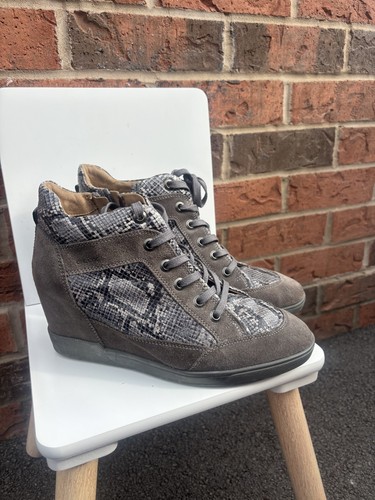 Geox hidden wedge trainers - trainers,