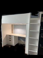 IKEA Smastad White Loft Bed