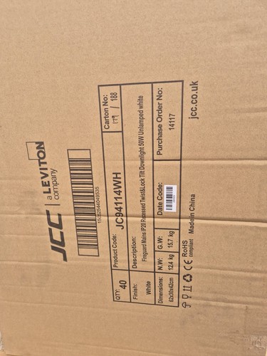 Jcc ip20 recessed twist lock - twist,