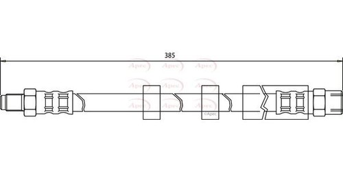 Apec front brake - front, hose