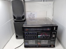 SAMSUNG DOUBLE DECK VINTAGE STEREO MUSIC CENTRE VIP-550 RECORD PLAYER