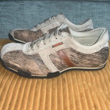 Ladies brown leather designer shoes by”NUSHU”size 5UK(38)