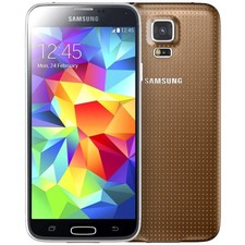 Samsung Galaxy S5 Plus GOLD- Unlocked- PRISTINE- UNUSED