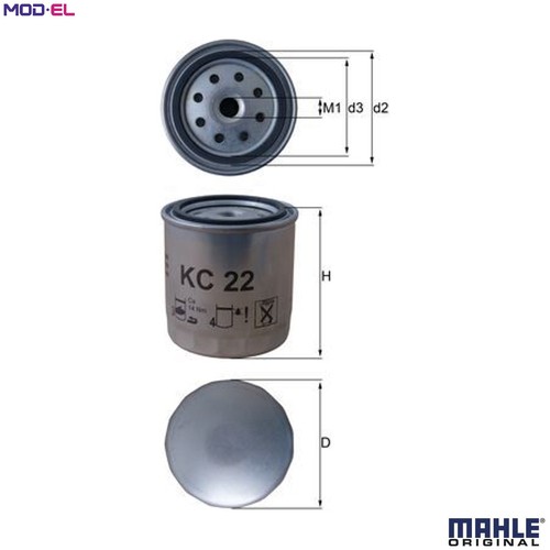 Fuel filter for - filter, a