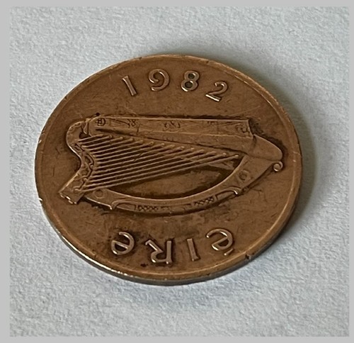 Irish one penny - one,