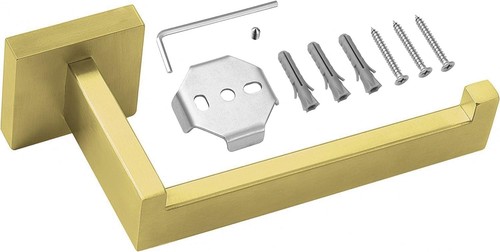 Gold brushed brass toilet - brushed, roll