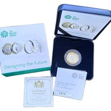 2017 Silver Proof Piedfort £1