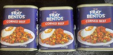 3 tin x 340g each  FRAY BENTOS - CORNED BEEF Free P&P