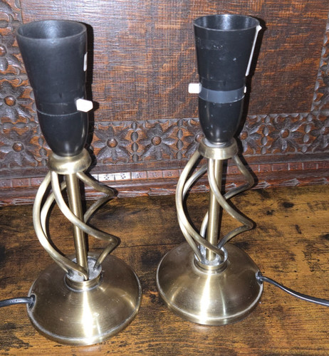 Pair vintage antique - of,