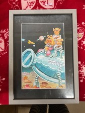 The Muppets , RARE ART PRINT 