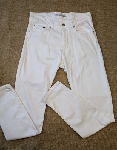 Zara white jeans women slim - white,