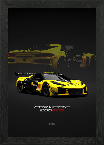 Corvette z06 gt3r - race, car