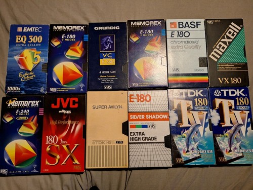Used recordable vhs - recordable,