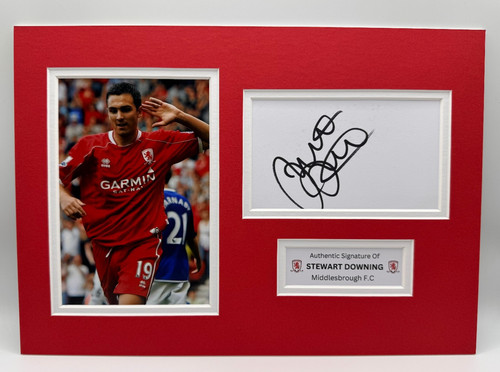 Signed stewart downing - signed,