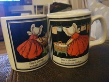 This is the Way We Mend Our Clothes/bake our bread Coffee Mugs.tea.hot choc.