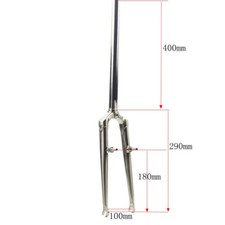20" ISO 406 bike Fork 1" threadless RETRO LUGGED CROWN recumbent folding NEW