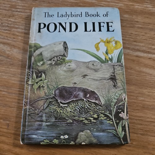 Vintage ladybird book - ladybird, pond