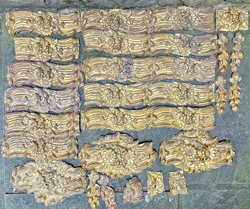 Antique gilded brass - antique,