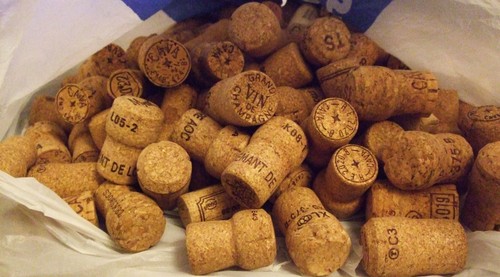 Champagne type corks used - 75,