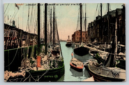 Vintage wharf largest fish - vintage,