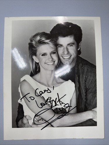 Signed olivia newton john - newton,