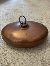 Vintage Copper Oval Bed Foot