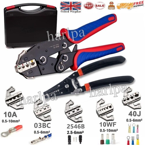 Ratchet crimper plier cable - 9",