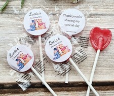 Personalised Winnie The Pooh Cherry Flavoured Heart Christening Birthday