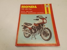 Honda CBX 550 four 1982-1984 motorcycle manual