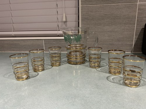 Vintage retro glass lemonade - retro,